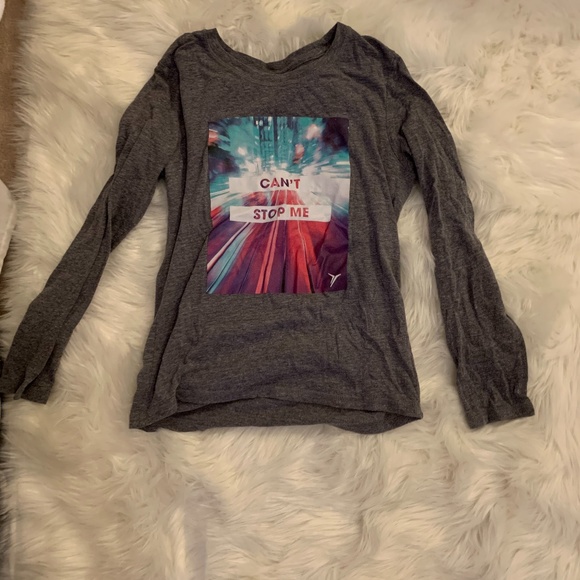 Grey long sleeve with graphic - Picture 1 of 1